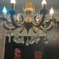 لوستر ۶ شاخه اصل برنز