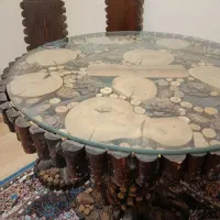 میز نهار خوری ۴ نفره چوبی