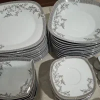 سرویس قدیمی ۷۶ پارچه چینی پردیس