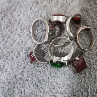انگشتر نقره سالم و شکسته بندرلنگه