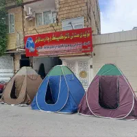 چادرمسافرتی ضمانت دارتولیدی صندلی تاشوفنری دستهدار