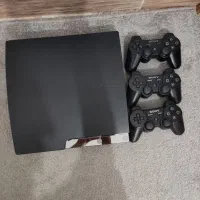 کنسول PS3 Slim کپی‌خور  ۳ دسته + ۲۲ بازی جذاب