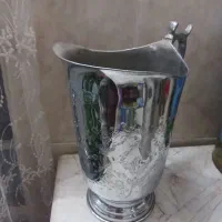 پارچ استیل نقش دار قدیمی