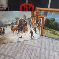 تابلو نقاش. چوبی شش عدد