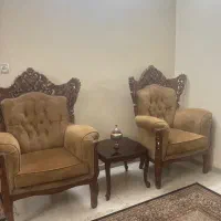 ۲ عدد مبل استیل کلاسیک چوب راش / نو و استفاده‌نشده