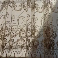 پرده شاین دار طرح عنکبوتی