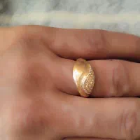 طلا کم وزن سبک با فاکتور انگشتر مدرن