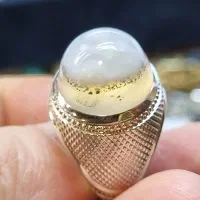 انگشتر عقیق کلاهدار