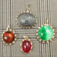 ۴ تا پلاک نقره سنگهایه کمیاب و با ارزش کهنه