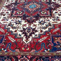 فرش زمینه سفید اصل الوار