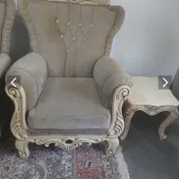 مبل هفت نفره با میز وبوفه