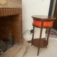 میز تلفن کاملا چوب