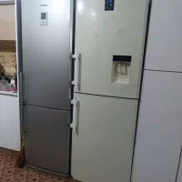 یخچال سامسونگ نقره ای صدرصدسالم ودارای ۳کشوجادار