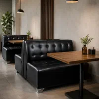 ** مبل کلاسیک رستوران و کافی شاپی فست‌فود **