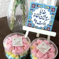 آبنبات دمنوشی و قند رنگی