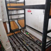 تخت دو طبقه + یک طبقه میهمان (سه طبقه) با تشک