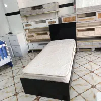 تخت و خواب یک نفره تمام ام دی اف همراه تشک