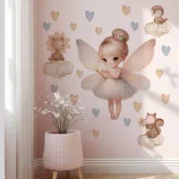 استیکر دیواری اتاق کودک گوی فرشته