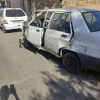پراید مدل ۹۹ تصادفی