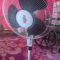 یک  عدد پنکه پایه دار ایستاده در حد اک تمیز وسالم