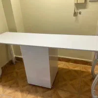 میز ناخن دونفره سفید