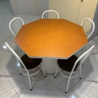 میز غذاخوری ۵ نفره و ۵ صندلی