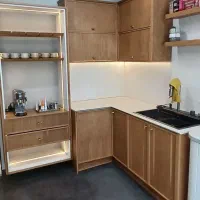 کابینت روکش چوب