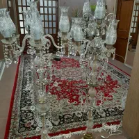 لوستر کنار سالنی برنجی