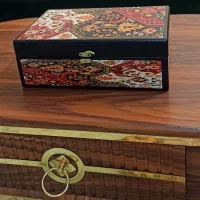جعبه چوبی طرح سنتی