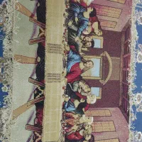 تابلو فرش ماشینی طرح شام اخر
