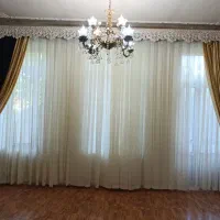 پرده همراه زیر پرده و کنار پرده و ریل هاش