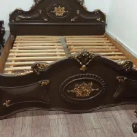 تخت چوبی دونفره بدون تشک