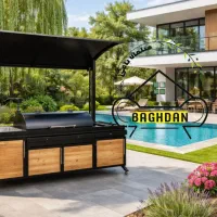 باغ رویایی باربیکیو باغی کبابپز سقف دار مدل جدید