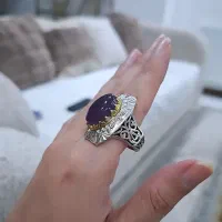 انگشتر عقیق سوسنی