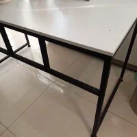 میز کار ام دی اف پایه آهنی محکم ابعاد
