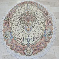 فرش دستباف تبریز بیضی و دایره