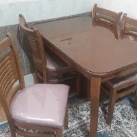 میز نهارخوری چهار نفره چوبی|مبلمان خانگی و میز عسلی|مشهد, ابوذر|دیوار