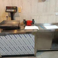 ترازو پند ۵۰کیلویی  و دستگاه تیز کن محک