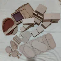بیس چوبی خام بدون رنگ