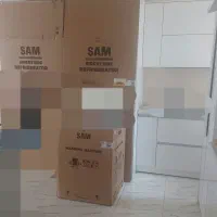 یخچال فریزر ساید لباسشویی sam