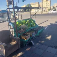 میز پالت سایه بان دار
