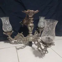 لوستر آلومنیوم ۳ شاخه دوعدد