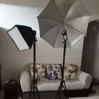 فروش دو عدد نور عکاسی