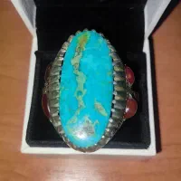 فیروزه انگشتر نقره
