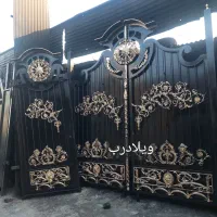 کد یک درب سلطنتی باغ درب فلزی حیاط دروازه اهنی