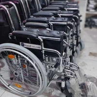 ویلچرارتوپدی تایوانی‌آکبندچهار چرخ بادی تمام استیل