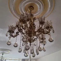 دوعددلوستر تمام برنزه ۵شاخه