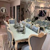 مبل هفت نفره و میز ناهار خوری ۸ نفره