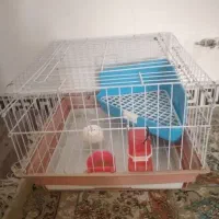 قفس خرگوش با وسایل