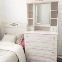 تخت خواب دخترانه بالسا در حد نو
